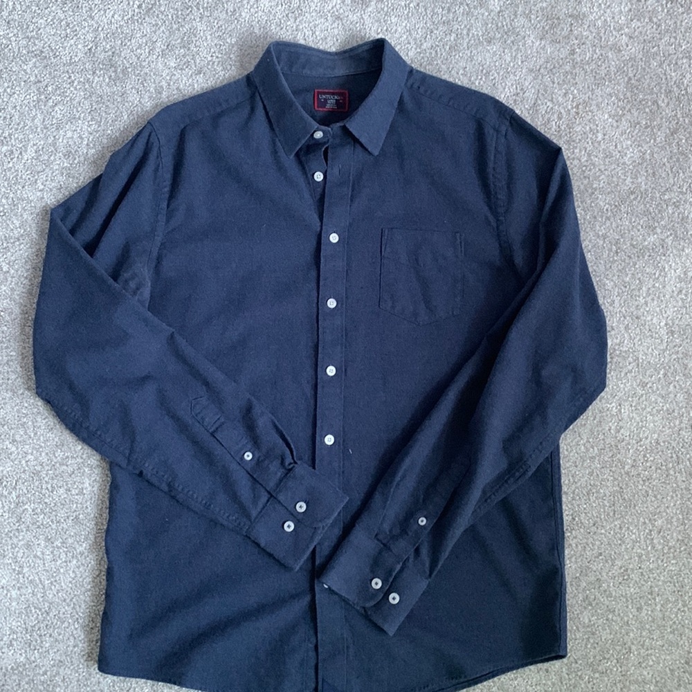 Untuckit Flannel Button Down